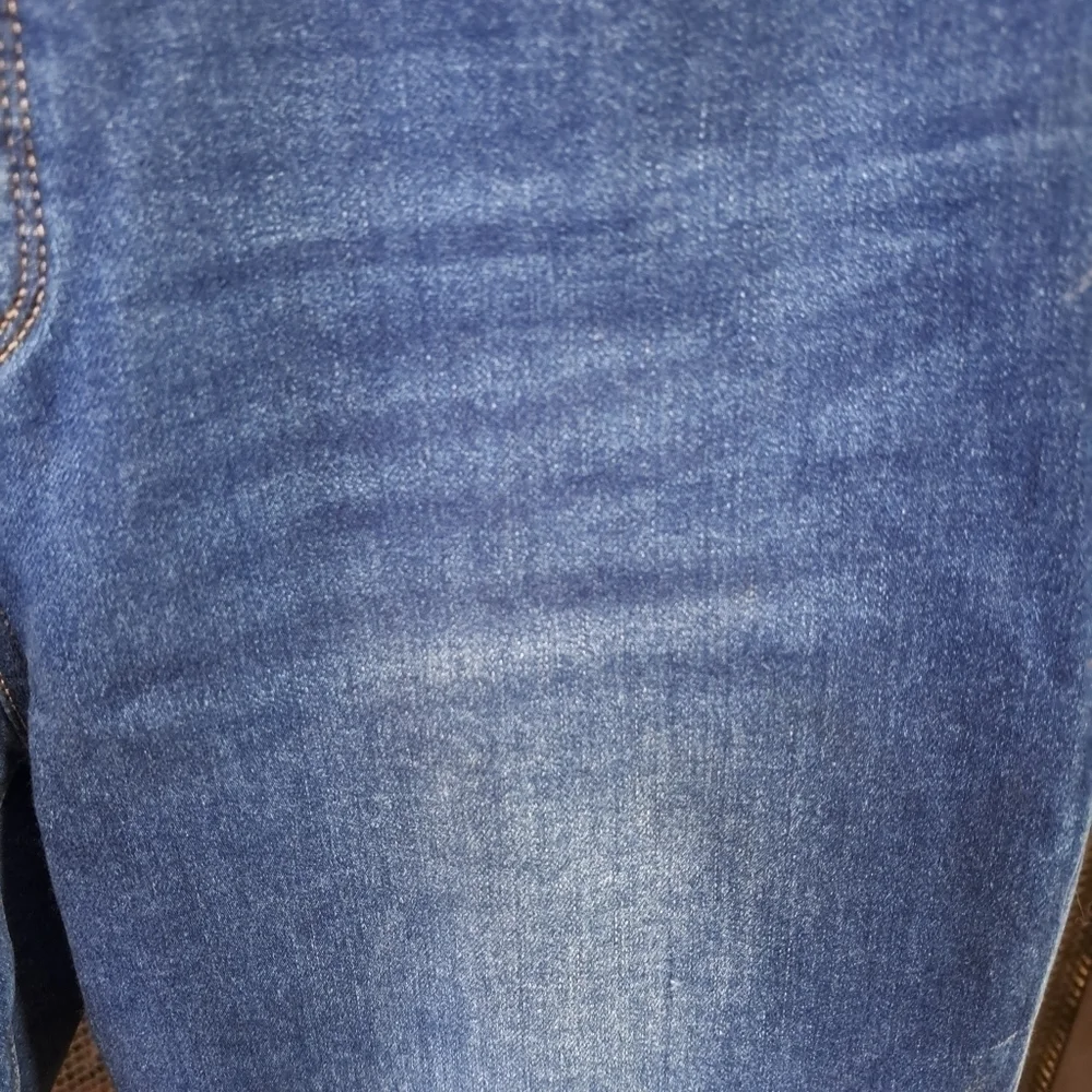 Soft Surroundings Women's Medium Pull On Elastic Waist Pants Denim Jeans Blue - Picture 7 of 11